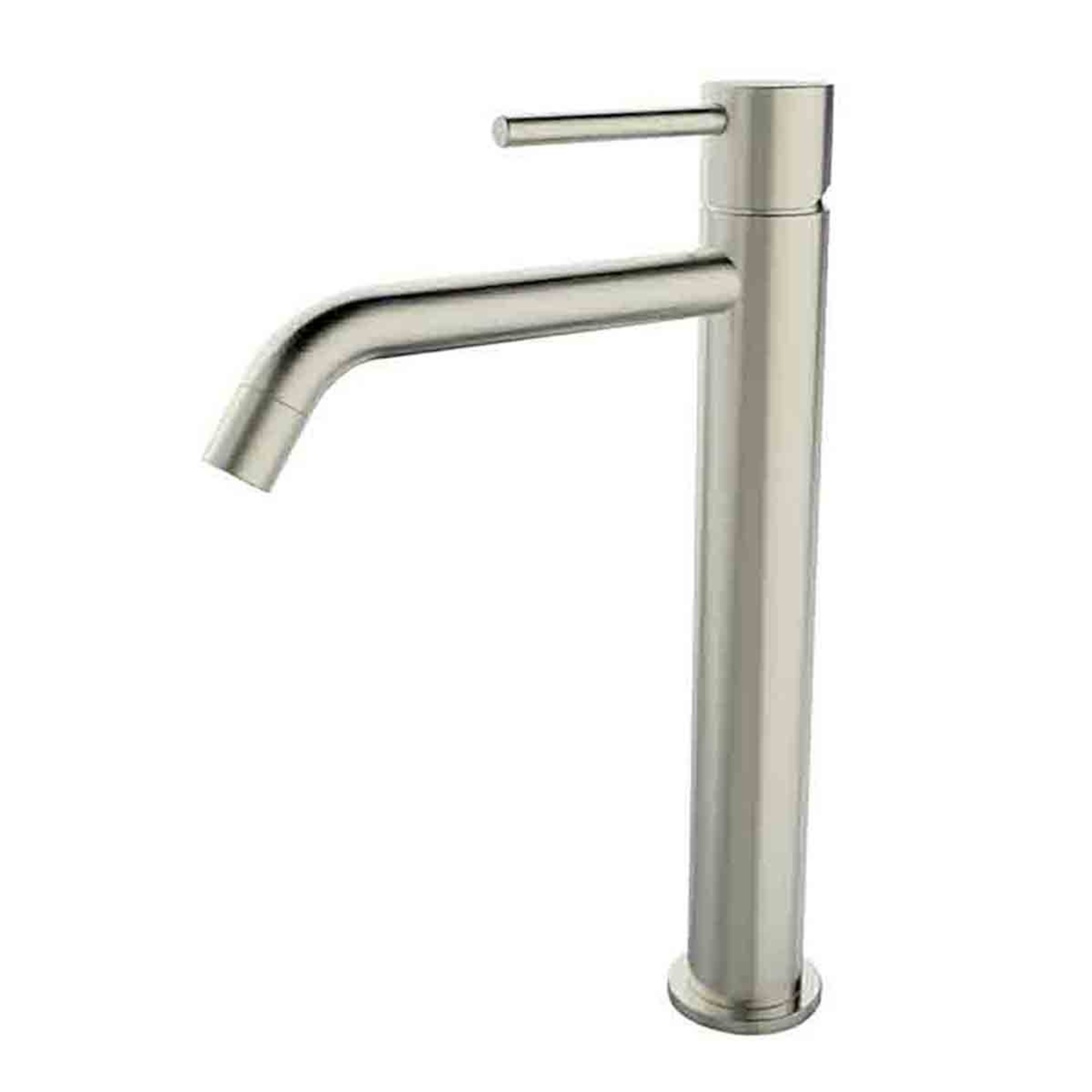 Style XL wastafelkraan hoog geborsteld staal