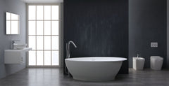StoneArt Vrijstaand Badkuip BS-516 -mat wit - 180x104