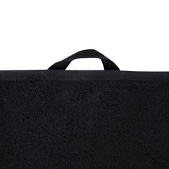 Luxe Handdoeken Set van 2 – 100% Katoen - 50x100 cm - Zwart - Goud Geborduurd - Premium Badtextiel met OEKO-TEX Certificering