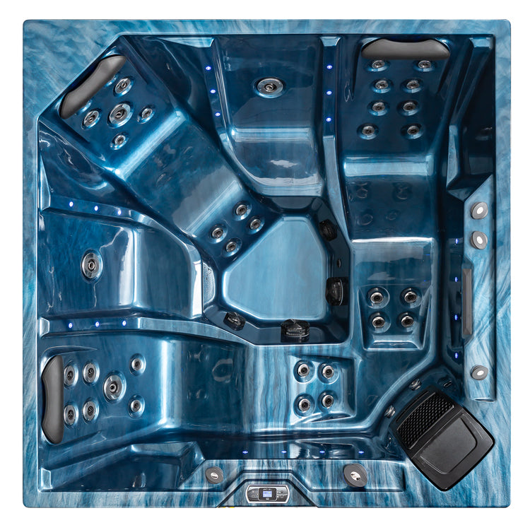 AWT IN-403 eco - buiten spa - OceanWave - 200x200 - grijs