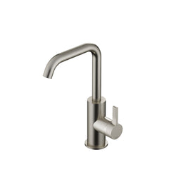 Hotbath Ace AC004 wastafelkraan draaibare uitloop - Geborsteld Nikkel