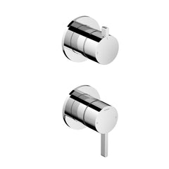 Hotbath Ace AC129EXT afbouwdeel mengkraan met 2-weg omstel - Chroom