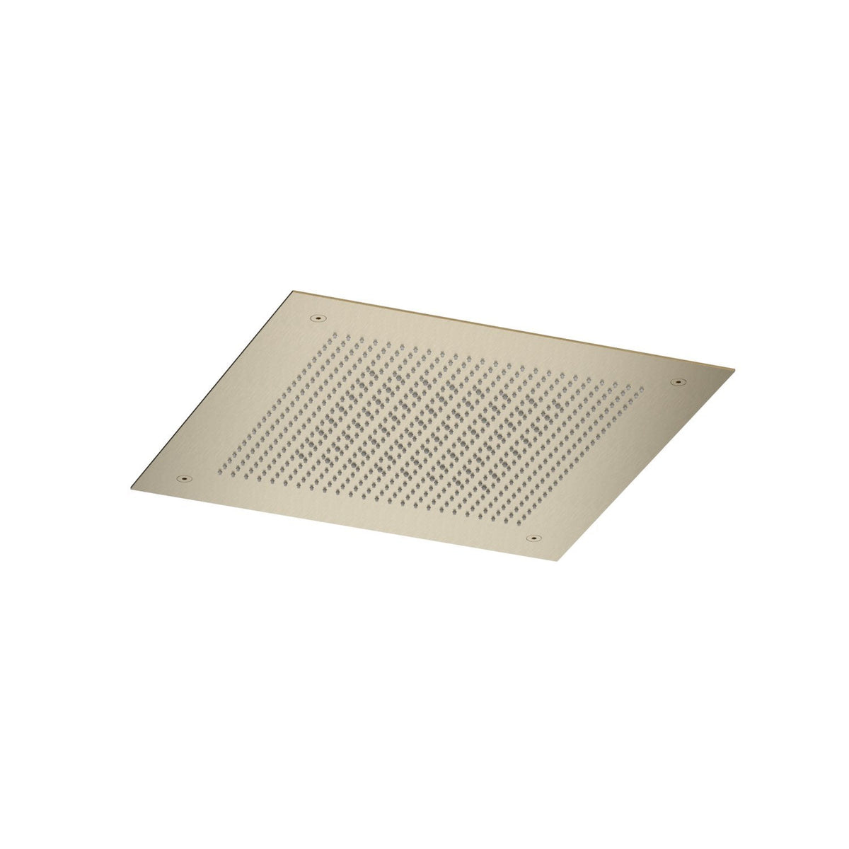 Hotbath Ace AC148 inbouw hoofddouche velvet 38x38cm 2 functies - Geborsteld Messing PVD