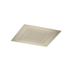 Hotbath Ace AC148 inbouw hoofddouche velvet 38x38cm 2 functies - Geborsteld Messing PVD