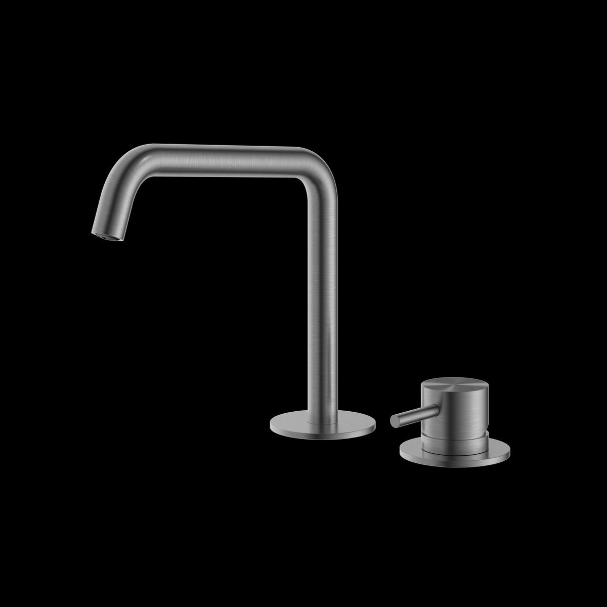 Hotbath Archie AR023 wastafelkraan RVS 316 - Geborsteld Gunmetal PVD