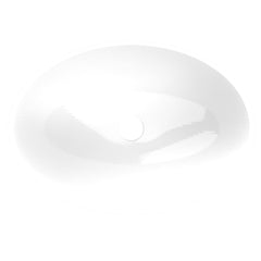 Arcqua Arcqua Prince opbouw waskom ovaal 49x34 glans wit