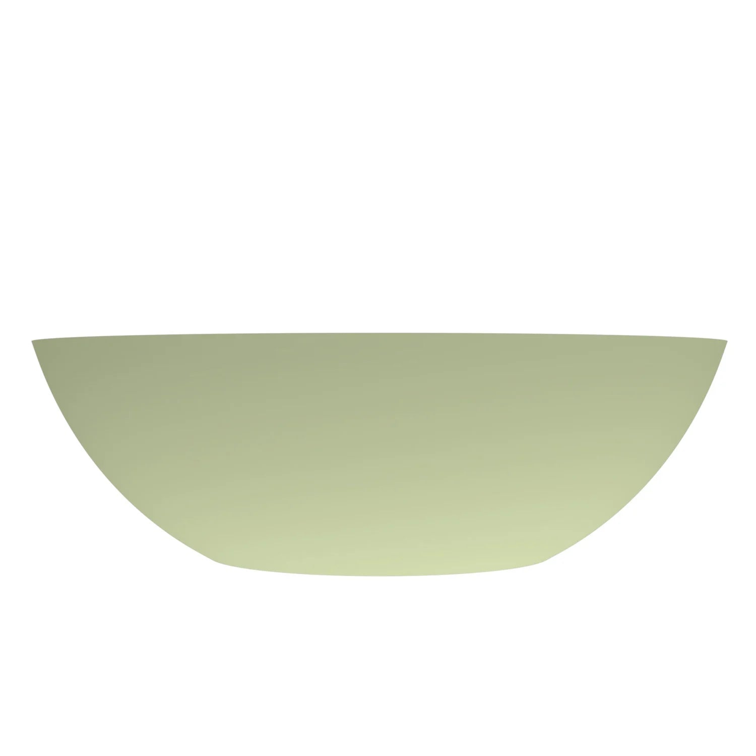 Arcqua Prince opbouw waskom ovaal 49x34 - Mat pastel groen