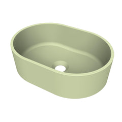 Arcqua Case waskom - ovaal - 40x28cm - mat pastel groen