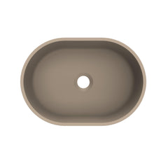 Arcqua Case waskom - ovaal - 40x28cm - mat truffel