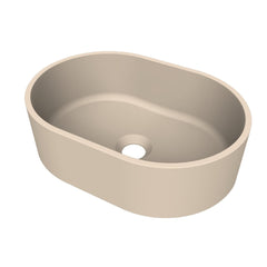 Arcqua Case waskom - ovaal - 40x28cm - mat zand