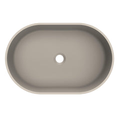 Arcqua Case waskom - ovaal - 55x36cm - mat klei