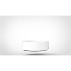 Arcqua Case waskom rond 40x40cm glans wit