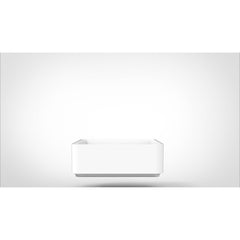 Arcqua Case waskom vierkant 37x37cm glans wit