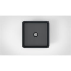 Arcqua Case waskom vierkant 37x37cm mat antraciet