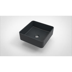 Arcqua Case waskom vierkant 37x37cm mat antraciet