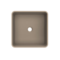 Arcqua Case waskom - vierkant - 37x37cm - mat truffel