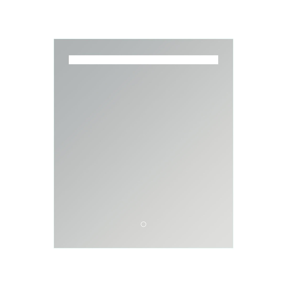 Arcqua Cube Spiegel - 60x70cm - rechthoek - front LED