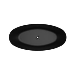 Arcqua Ica vrijstaand ligbad 170x80cm mat zwart