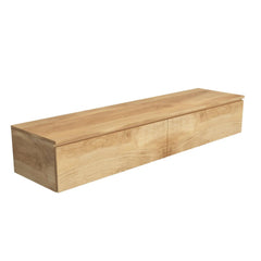 Arcqua Living Base Cabinet - 180x46x30cm - 2 drawers - handleless - melamine-faced chipboard - oak natural