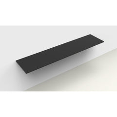 Arcqua Marble Topdeck - 140.5x46x1.5cm - cast marble - mat zwart