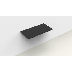 Arcqua Marble Topdeck - 70.5x46x1.5cm - cast marble - mat zwart