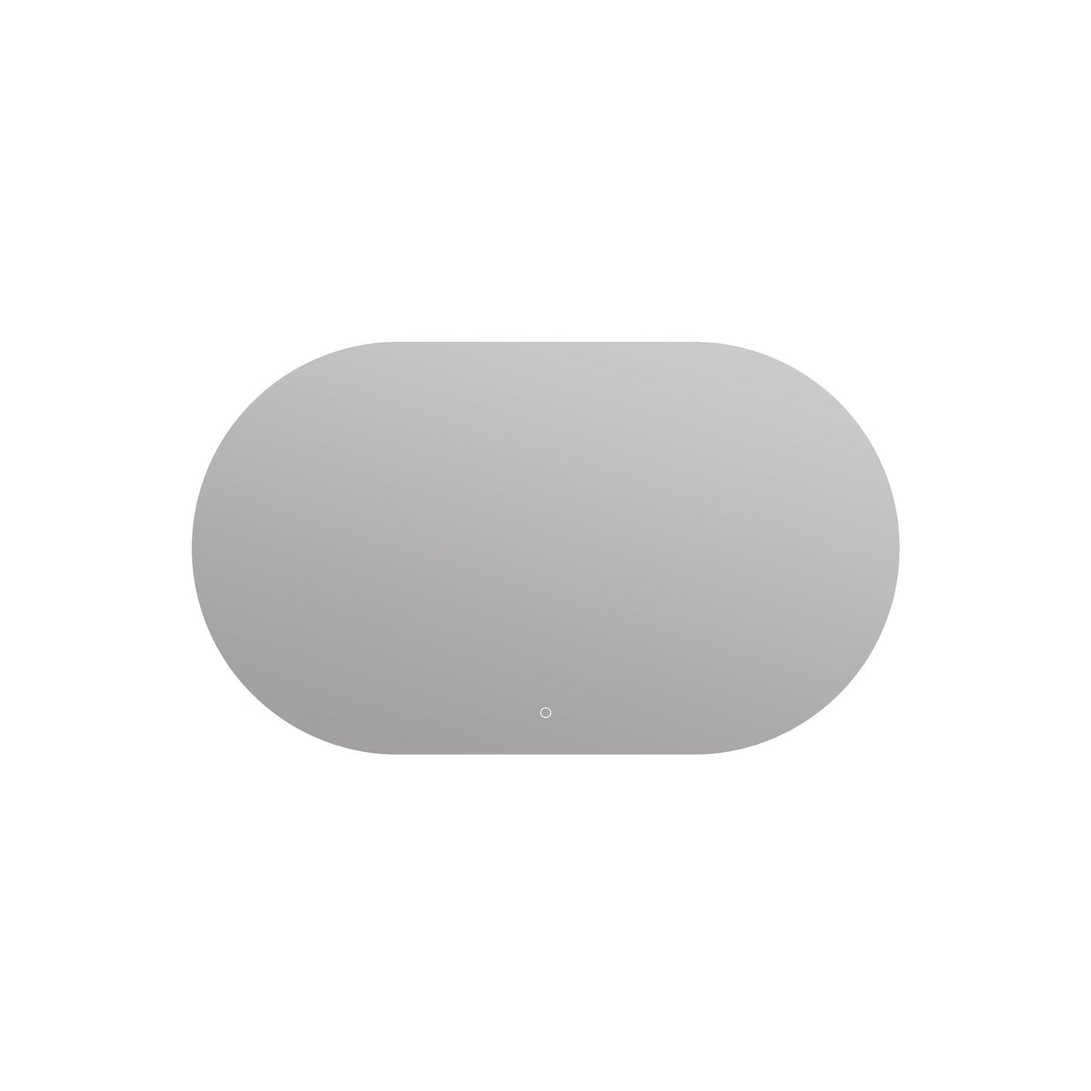 Arcqua Oval Spiegel - 120x70cm - ovaal - horizontaal - backlight LED