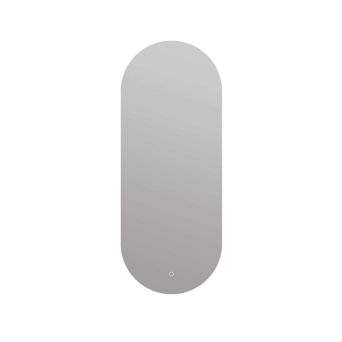 Arcqua Oval Spiegel - 40x100cm - ovaal - verticaal - backlight LED