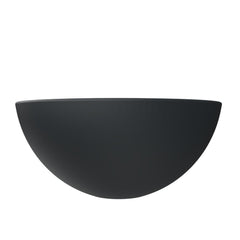 Arcqua Prince Waskom Opbouw - 38cm - rond - cast marble - mat antraciet