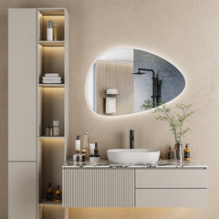 Arcqua Rocker Mirror - 120x80cm - organic - LED backlighting