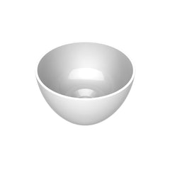 Arqua Olivia Fontein Waskom - 22x22cm - rond - opbouw - glans wit