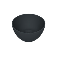 Arqua Olivia Waskom - 22x22cm - rond - opbouw - mat antraciet