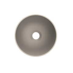 Arqua Olivia Waskom - 22x22cm - rond - opbouw - mat klei