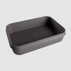 MONDIAZ ARVO Waskom solid surface 55cm kleur DarkGrey / DarkGrey
