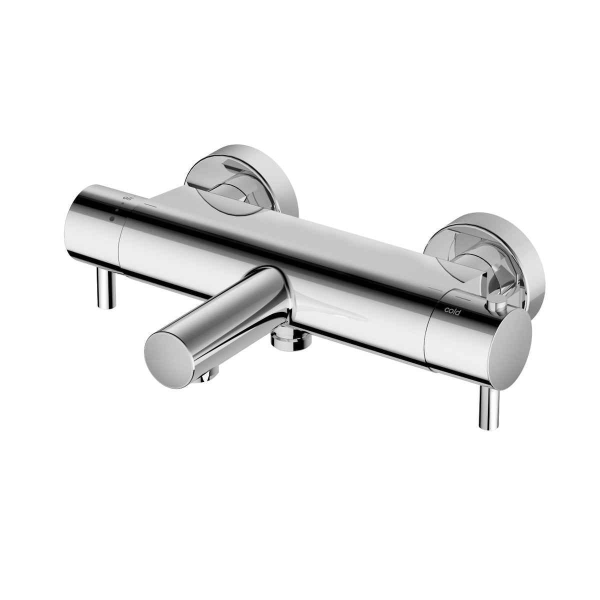 Hotbath Cobber B022 badthermostaat met uitloop - Mat Wit