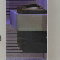 AWT Saunazubehör Ofenschutz für Bi-O Mini Öfen Pappelholz