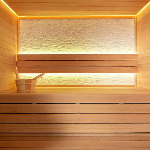 AWT Sauna E1604B Hemlock 180x150 9kW TheWall Bi-O