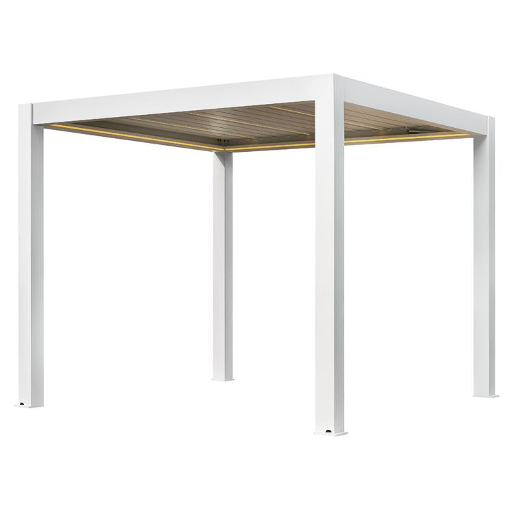 AWT Pergola extreem - wit/antraciet - elektrisch