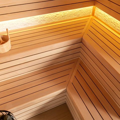 AWT Sauna E1603XL Hemlock 240x200 10.8kW Virta Bi-O