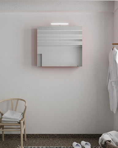 MONDIAZ CUBB spiegelkast 80x70x16cm kleur fire met 2 deuren