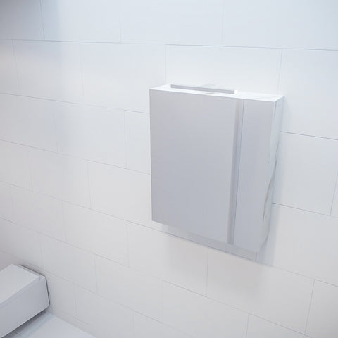 MONDIAZ CUBB spiegelkast 50x70x16cm kleur carrara met 1 deur