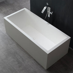 StoneArt Vrijstaand Badkuip BS-523 -mat wit -mat - 180x89