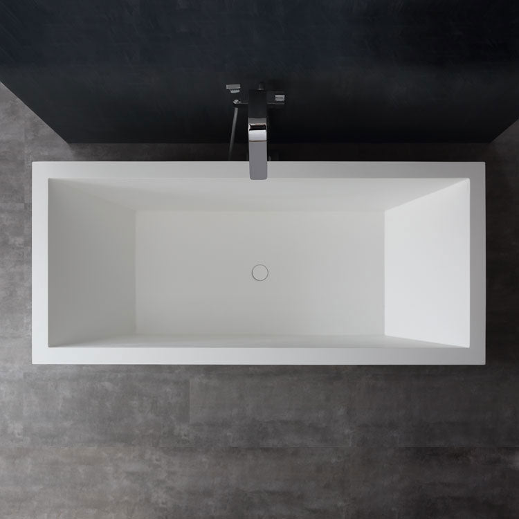 StoneArt Vrijstaand Badkuip BS-523 -mat wit -mat - 180x89