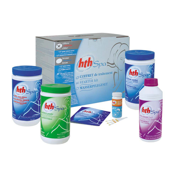 HTH Spa Chemie Starter Kit Chloor (5.6 kg + 2 l.)