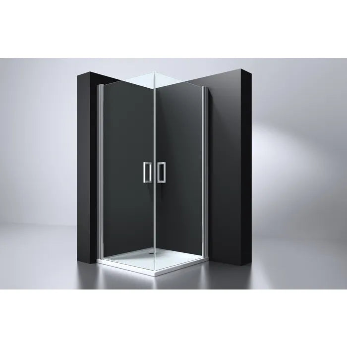 Best Design Arek square shower enclosure with 2 doors 90x90cm anti-limescale