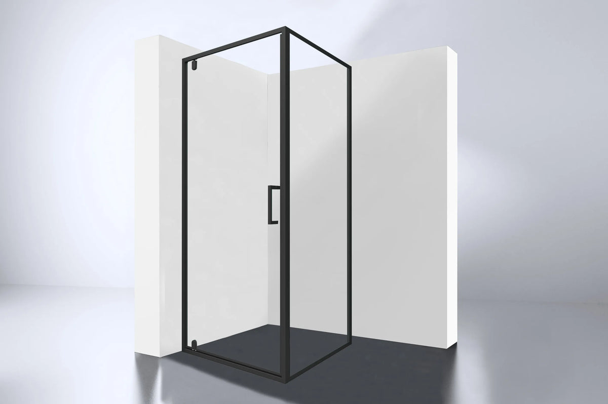 Best Design Baron-H Shower Enclosure Swing Door 100x100cm Black