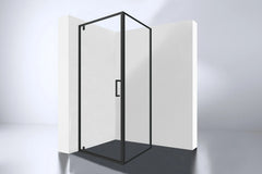 Best Design Baron-H shower enclosure swing door 90x90cm black