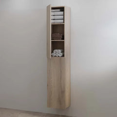 Best Design Blanco hoge kolomkast 35x180cm bruin eiken