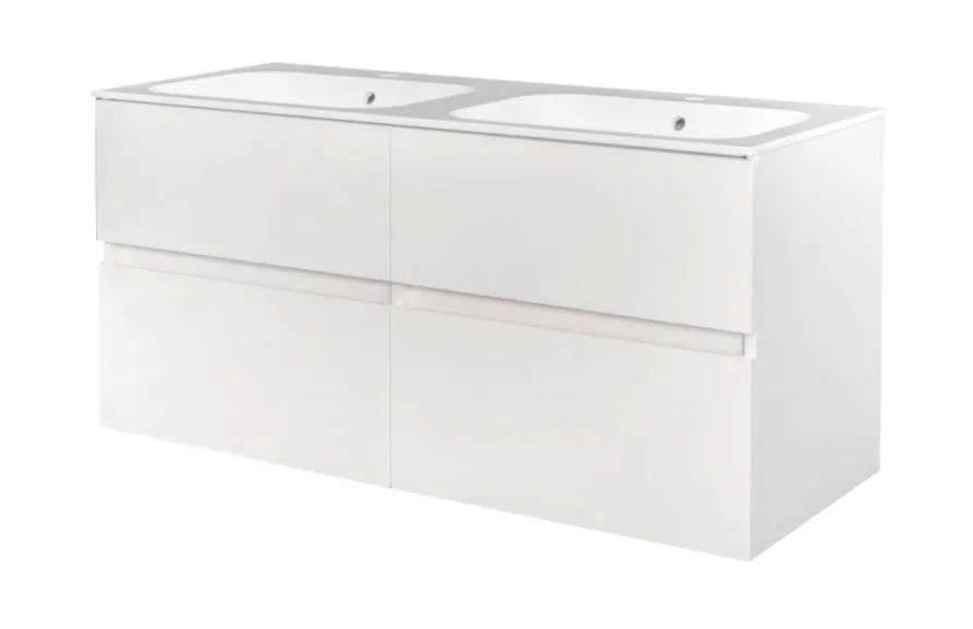 Best Design Bora 120cm handleless bathroom furniture without basin white