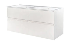 Best Design Bora 120cm handleless bathroom furniture without basin white