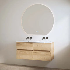 Best Design Bora badmeubel duo zonder kraangaten 120cm eiken